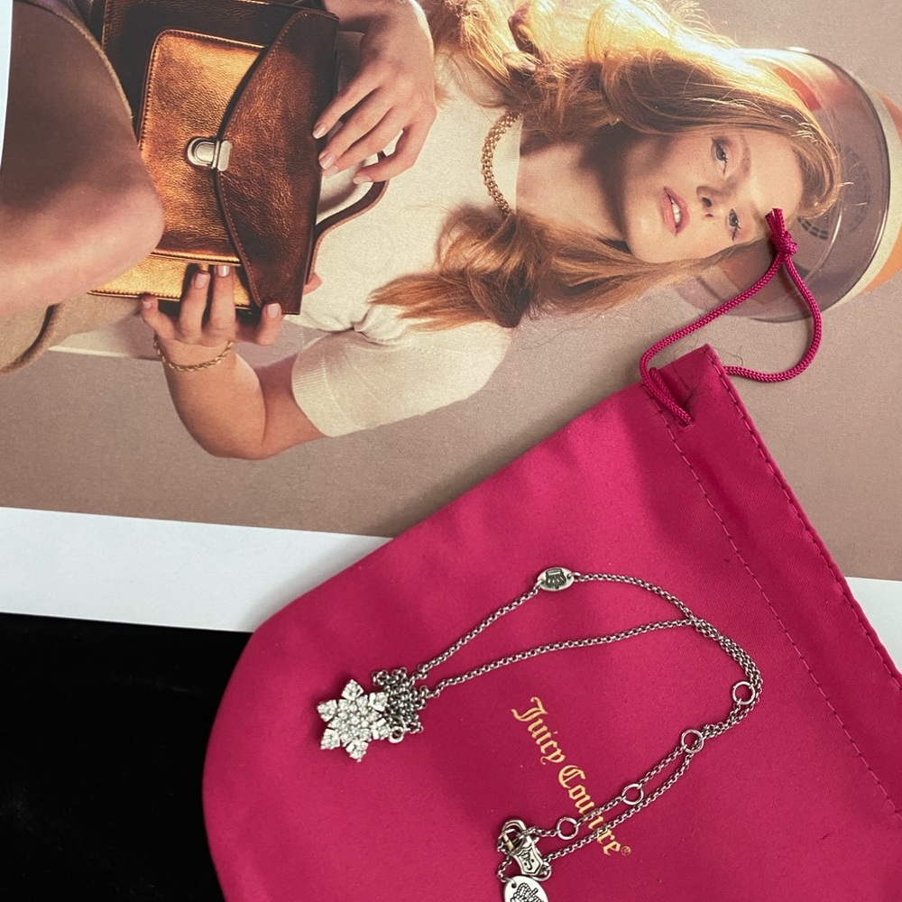 Juicy Couture Necklace with Snowflake Pendant - Picture 5 of 6